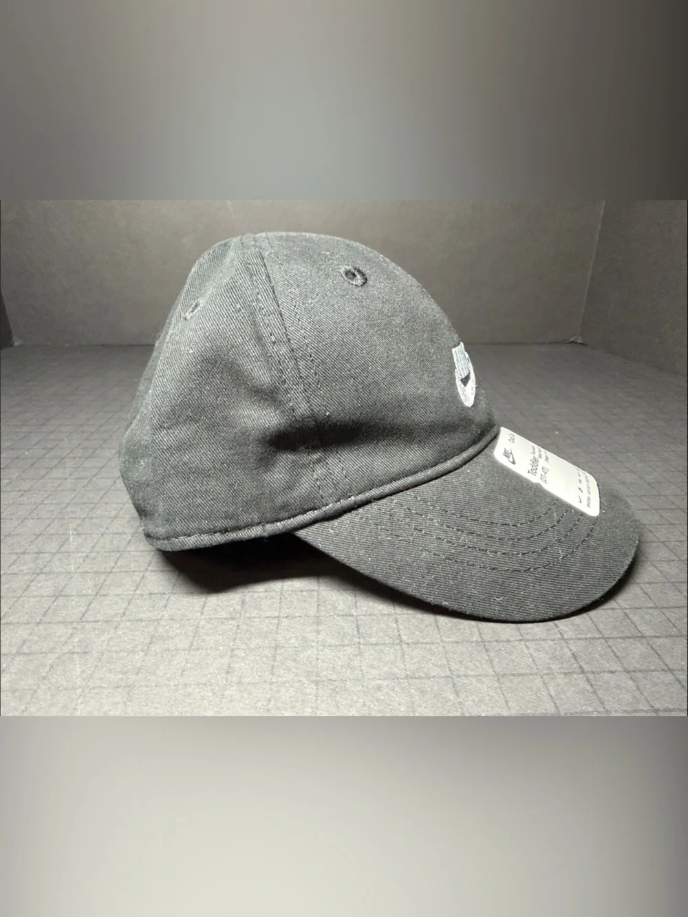 Nike Black Toddler Club Cap with White Swoosh